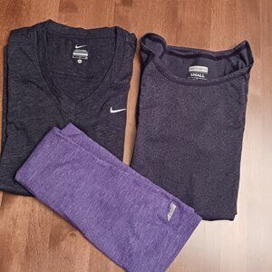 Bundle of workout t-shirts and a tank top